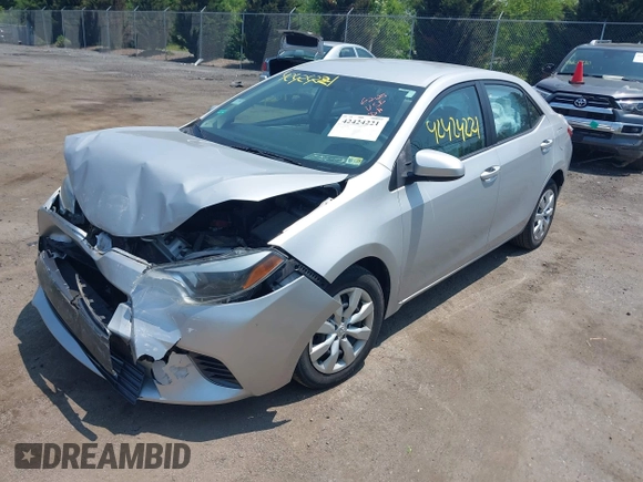 2016 Toyota Corolla L with VIN 5YFBURHE9GP414816, listed as a IAAI auction lot 42424221 with 87,270 mi miles and . Bid and sale history available at DreamBid. Image 2.