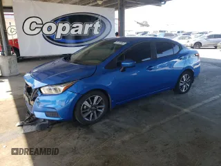 2020 Nissan Versa SV z VIN 3N1CN8EV9LL817592, wystawiony jako Copart lot #55793965 z przebiegiem 134 177 mil mil oraz Szkoda całkowita • Salvage title. Historia ofert i sprzedaży dostępna na DreamBid. Obrazek 1.