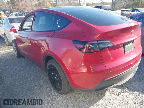 2023 Tesla Model Y Long Range with VIN 7SAYGDEE0PA202150, listed as a IAAI auction lot 41735258 with 22,131 mi miles and . Bid and sale history available at DreamBid. Image 3.