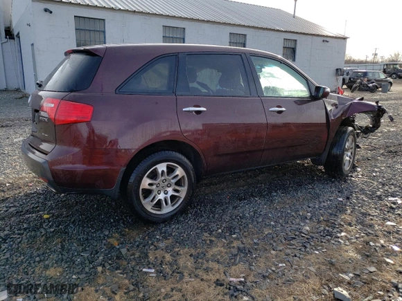 2008 Acura MDX Tech/Pwr Tail Gate with VIN 2HNYD28688H556442, listed as a Copart auction lot 43987225 with 152,582 mi miles and Salvage Title. Bid and sale history available at carsss.com. Image 3.