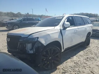 2023 Cadillac Escalade 4WD Sport Platinum with VIN 1GYS4GKL2PR331711, listed as a Copart auction lot 76551854 with 0 mi miles and Salvage Title. Bid and sale history available at carsss.com. Image 1.