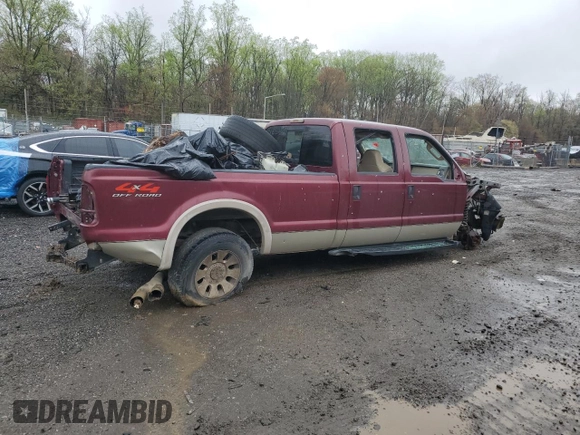 2008 Ford F-350 XL with VIN 1FTWW31R58EC25097, listed as a Copart auction lot 50881335 with Not Provided miles and Salvage Title. Bid and sale history available at DreamBid. Image 3.