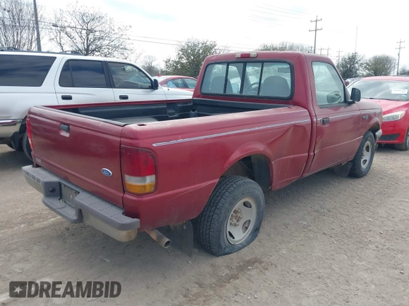 1997 Ford Ranger XLT with VIN 1FTCR10A9VTA60723, listed as a IAAI auction lot 41588328 with 315,869 mi miles. Bid and sale history available at carsss.com. Image 4.