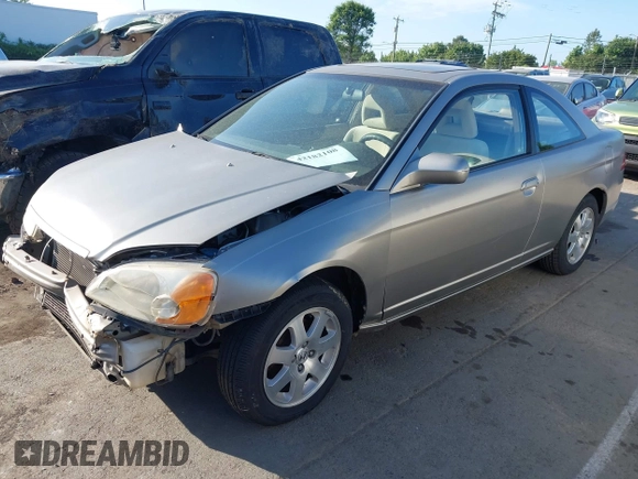 2003 Honda Civic EX with VIN 1HGEM22993L064351, listed as a IAAI auction lot 42182108 with 199,938 mi miles and . Bid and sale history available at DreamBid. Image 2.