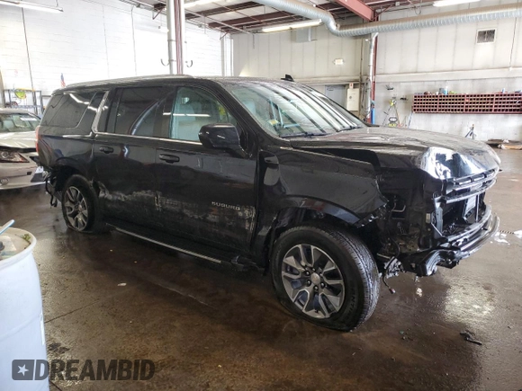 2024 Chevrolet Suburban LT z VIN 1GNSKCKD7RR107504, wystawiony jako Copart lot #45410745 z przebiegiem 31 752 mil mil oraz Szkoda całkowita • Salvage title. Historia ofert i sprzedaży dostępna na DreamBid. Obrazek 4.