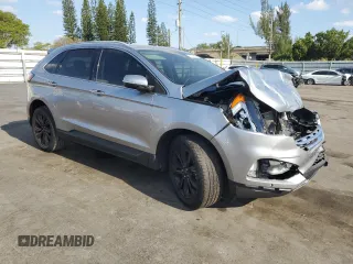 2020 Ford Edge Titanium with VIN 2FMPK3K95LBB35379, listed as a Copart auction lot 53027985 with 115,149 mi miles and Non repairable. Bid and sale history available at DreamBid. Image 4.