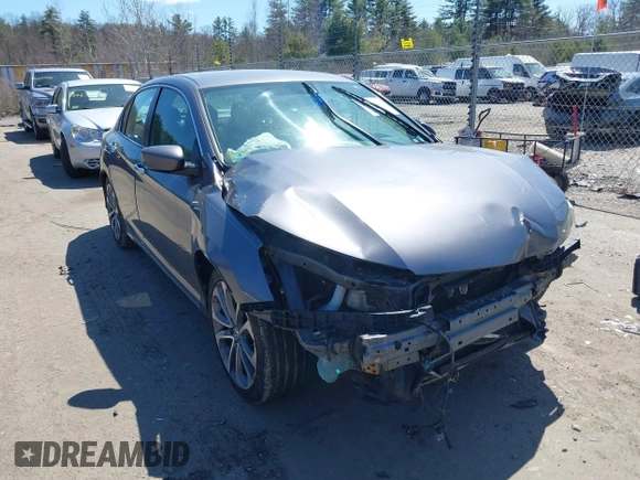2014 Honda Accord Sedan Sport with VIN 1HGCR2F52EA072080, listed as a IAAI auction lot 42053217 with 233,485 mi miles. Bid and sale history available at carsss.com. Image 1.