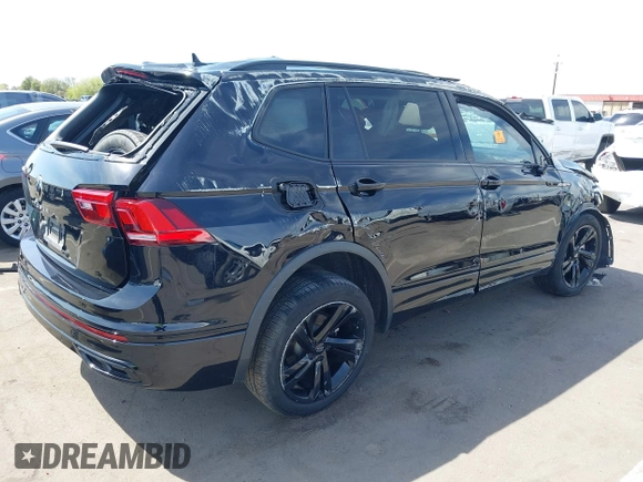 2023 Volkswagen Tiguan SE R-Line Black с VIN 3VVCB7AX9PM014564, выставлен на аукционе IAAI как лот 41993740 с пробегом Не указан миль и . История ставок и продаж доступна на DreamBid. Изображение 4.