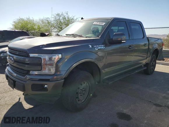 2019 Ford F-150 XL with VIN 1FTEW1E4XKKD45646, listed as a Copart auction lot 57878695 with 122,243 mi miles and Salvage title. Bid and sale history available at DreamBid. Image 1.