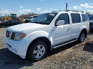 2007 Nissan Pathfinder SE with VIN 5N1AR18W27C608017, listed as a Copart auction lot 48238565 with 153,722 mi miles and Salvage Title. Bid and sale history available at carsss.com. Image 1.