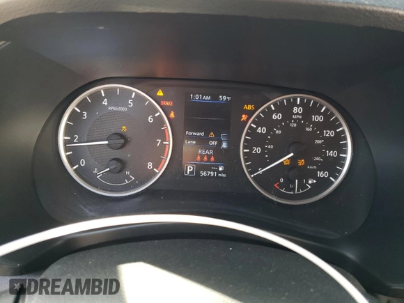 2021 Nissan Sentra S with VIN 3N1AB8BV8MY327363, listed as a Copart auction lot 50089085 with 56,791 mi miles and Salvage Title. Bid and sale history available at DreamBid. Image 9.