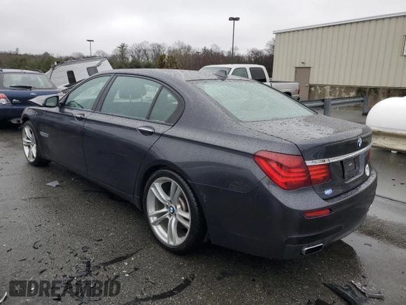 2015 BMW 7 Series 740Li xDrive with VIN WBAYF4C51FGS99169, listed as a Copart auction lot 37415003 with 82,826 mi miles. Bid and sale history available at carsss.com. Image 2.