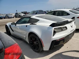 2015 Chevrolet Corvette Z06 2LZ with VIN 1G1YS2D65F5604221, listed as a Copart auction lot 74049024 with 0 mi miles and Salvage Title. Bid and sale history available at carsss.com. Image 2.