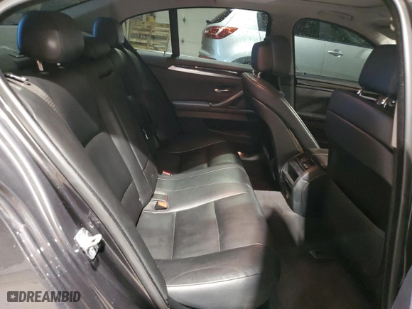 2012 BMW 5 Series 528i with VIN WBAXG5C5XCDX02268, listed as a Copart auction lot 44972375 with 144,114 mi miles and Salvage Title. Bid and sale history available at carsss.com. Image 10.