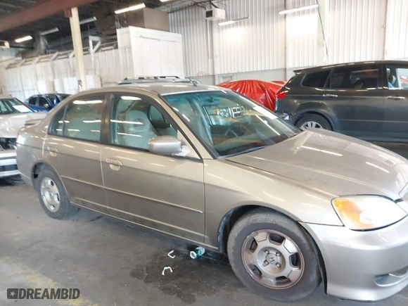 2003 Honda Civic Hybrid with VIN JHMES95613S031198, listed as a IAAI auction lot 40508590 with 276,815 mi miles. Bid and sale history available at carsss.com. Image 13.