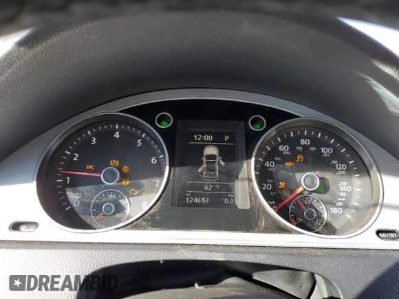 2014 Volkswagen CC R-Line with VIN WVWBP7AN8EE506189, listed as a Copart auction lot 75362924 with 124,692 mi miles and Clean Title. Bid and sale history available at carsss.com. Image 9.
