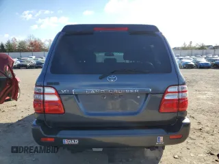 2004 Toyota Land Cruiser with VIN JTEHT05J642066280, listed as a Copart auction lot 83597104 with 121,373 mi miles and Salvage Title. Bid and sale history available at carsss.com. Image 6.