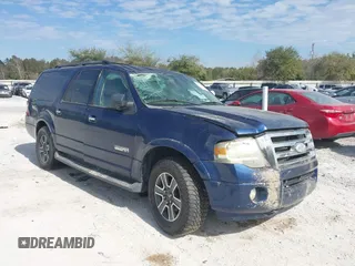 2008 Ford Expedition EL SSV with VIN 1FMFK16548LA80079, listed as a IAAI auction lot 41708661 with 179,902 mi miles. Bid and sale history available at carsss.com. Image 1.