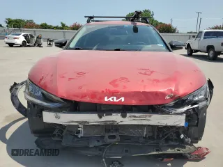 2022 Kia EV6 Wind with VIN KNDC34LA7N5046628, listed as a Copart auction lot 63230374 with 48,023 mi miles and Salvage Title. Bid and sale history available at carsss.com. Image 5.