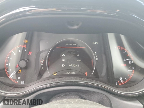 2025 Dodge Durango GT with VIN 1C4RDJDG9SC536553, listed as a Copart auction lot 59480355 with 3,044 mi miles and Clean title. Bid and sale history available at DreamBid. Image 9.