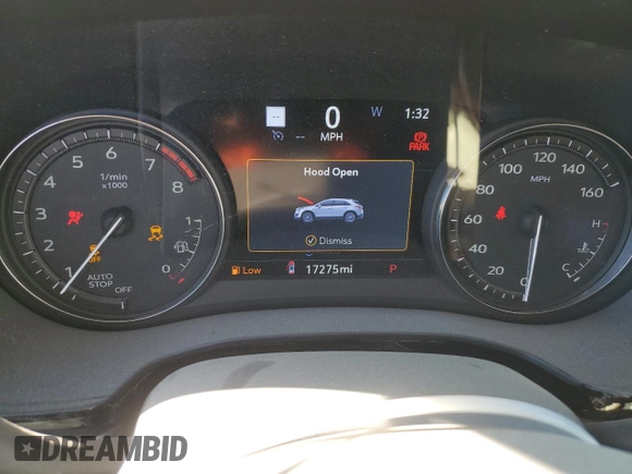 2023 Cadillac XT5 FWD Premium Luxury with VIN 1GYKNCRS8PZ216887, listed as a Copart auction lot 82563534 with 17,275 mi miles and Salvage Title. Bid and sale history available at carsss.com. Image 9.