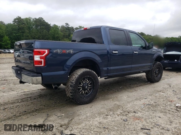 2020 Ford F-150 XL with VIN 1FTEW1E57LFA26918, listed as a Copart auction lot 57839875 with 91,703 mi miles and Salvage title. Bid and sale history available at DreamBid. Image 3.