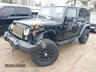 2014 Jeep Wrangler Unlimited Sahara with VIN 1C4HJWEG1EL202974, listed as a IAAI auction lot 41591870 with 17,174 mi miles. Bid and sale history available at carsss.com. Image 18.