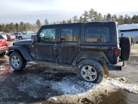 2019 Jeep Wrangler Unlimited Sport S with VIN 1C4HJXDN0KW691139, listed as a Copart auction lot 45391755 with 137,111 mi miles and Salvage Title. Bid and sale history available at carsss.com. Image 2.