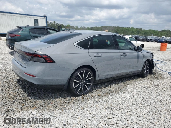 2024 Honda Accord Touring с VIN 1HGCY2F80RA051716, выставлен на аукционе Copart как лот 54954045 с пробегом 14 136 миль миль и Списание • Salvage title. История ставок и продаж доступна на DreamBid. Изображение 3.