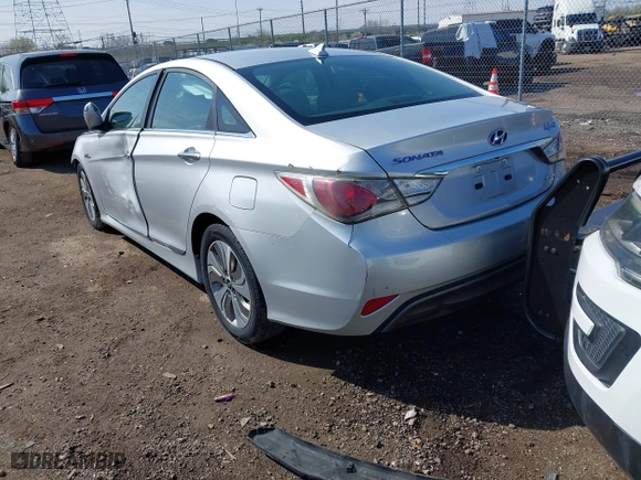 2015 Hyundai Sonata Hybrid Limited with VIN KMHEC4A44FA128410, listed as a IAAI auction lot 41923725 with 1 mi miles. Bid and sale history available at carsss.com. Image 3.