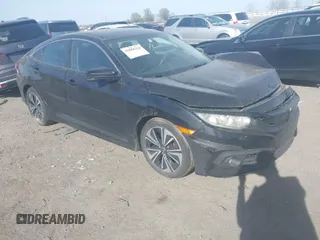 2016 Honda Civic Sedan EX-T with VIN 2HGFC1F3XGH630558, listed as a IAAI auction lot 41868334 with 154,452 mi miles. Bid and sale history available at carsss.com. Image 1.