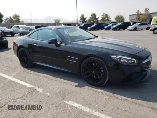 2018 Mercedes-Benz SL 550 with VIN WDDJK7DA9JF050023, listed as a Copart auction lot 64726874 with 48,126 mi miles and Salvage title. Bid and sale history available at DreamBid. Image 4.