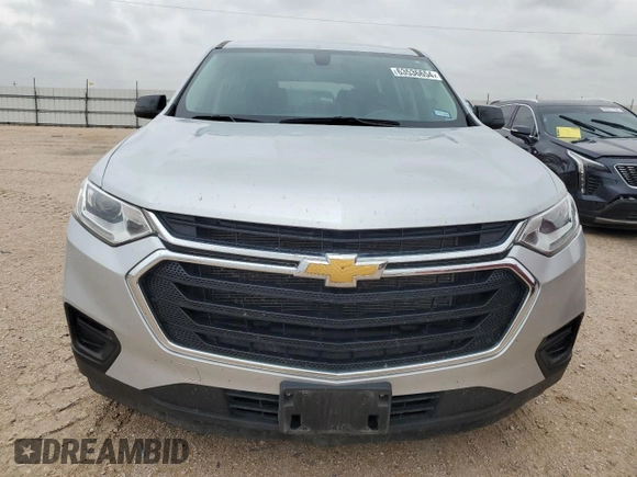 2021 Chevrolet Traverse LS with VIN 1GNERFKW0MJ271177, listed as a Copart auction lot 63536654 with 42,452 mi miles and Clean Title. Bid and sale history available at carsss.com. Image 5.