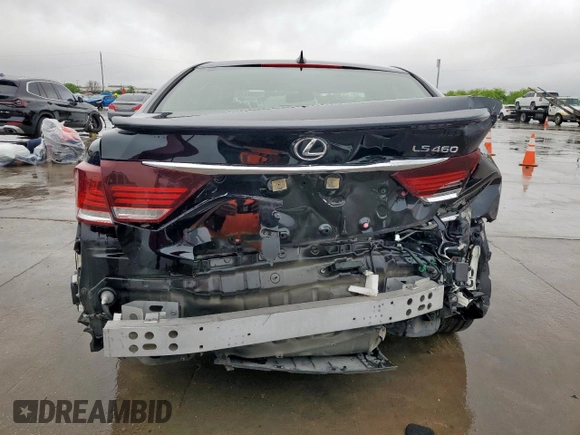 2017 Lexus LS with VIN JTHBL5EF0H5145689, listed as a Copart auction lot 51944735 with 55,904 mi miles and Salvage Title. Bid and sale history available at carsss.com. Image 6.