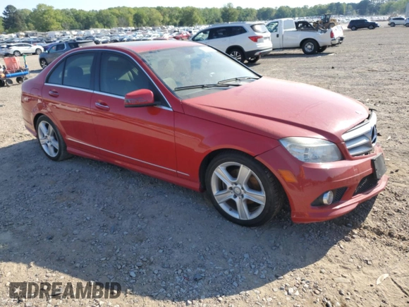2010 Mercedes-Benz C 300 Sport with VIN WDDGF5EB1AR088760, listed as a Copart auction lot 52985115 with Not Provided miles and Salvage Title. Bid and sale history available at DreamBid. Image 4.