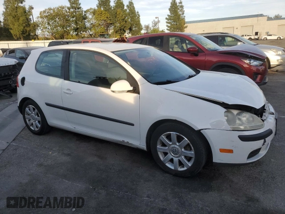 2009 Volkswagen Rabbit S with VIN WVWAA71K69W130708, listed as a Copart auction lot 81105854 with 195,390 mi miles and Salvage title. Bid and sale history available at DreamBid. Image 4.