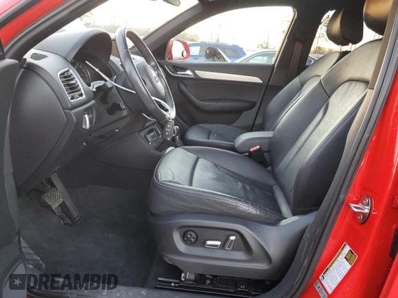 2018 Audi Q3 Premium with VIN WA1BCCFS3JR031633, listed as a Copart auction lot 47168715 with 87,679 mi miles and Salvage Title. Bid and sale history available at carsss.com. Image 7.