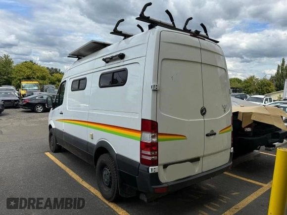 2016 Mercedes-Benz Sprinter Cargo with VIN WD3PE7DD6GP339069, listed as a Copart auction lot 74142614 with 53,121 mi miles and Salvage Title. Bid and sale history available at carsss.com. Image 3.
