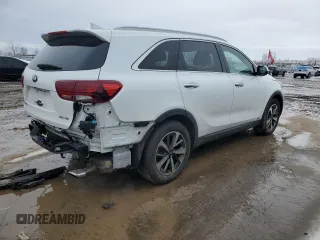 2019 Kia Sorento EX with VIN 5XYPHDA58KG588090, listed as a Copart auction lot 45567145 with 141,292 mi miles and Clean Title. Bid and sale history available at DreamBid. Image 3.