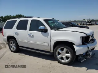2011 Chevrolet Tahoe LT with VIN 1GNSCBE03BR266896, listed as a Copart auction lot 53050875 with 111,351 mi miles and Salvage title. Bid and sale history available at DreamBid. Image 4.