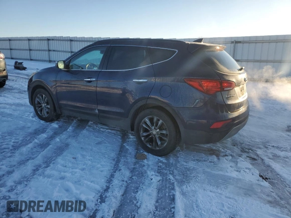 2017 Hyundai Santa Fe Sport 2.0T with VIN 5XYZU4LA0HG414280, listed as a Copart auction lot 41629395 with 132,427 mi miles and Clean Title. Bid and sale history available at carsss.com. Image 2.