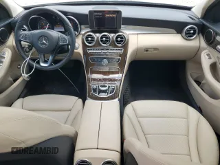 2018 Mercedes-Benz C 300 with VIN WDDWF4JB5JR419500, listed as a Copart auction lot 60235995 with 37,014 mi miles and Salvage title. Bid and sale history available at DreamBid. Image 8.