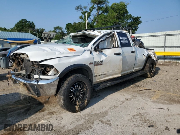2017 Ram 2500 Tradesman with VIN 3C6UR5HJ8HG624791, listed as a Copart auction lot 60026575 with Not provided miles and Salvage title. Bid and sale history available at DreamBid. Image 1.