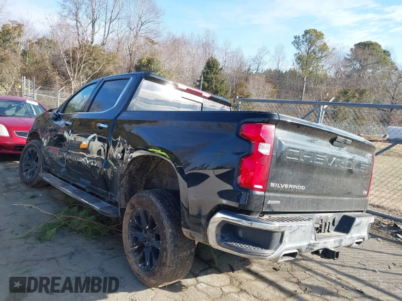 2021 Chevrolet Silverado 1500 LTZ with VIN 3GCUYGED7MG223894, listed as a IAAI auction lot 41348011 with 81,420 mi miles and . Bid and sale history available at DreamBid. Image 3.