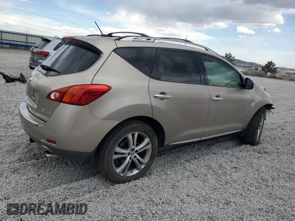 2009 Nissan Murano SL with VIN JN8AZ18W99W122119, listed as a Copart auction lot 53367015 with 179,801 mi miles and Salvage Title. Bid and sale history available at DreamBid. Image 3.