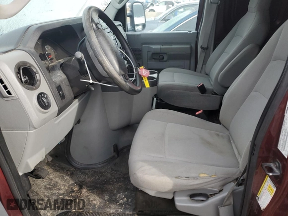 2010 Ford Econoline Cargo Commercial with VIN 1FTSE3EL2ADA98814, listed as a Copart auction lot 42414955 with 138,273 mi miles and Salvage Title. Bid and sale history available at carsss.com. Image 7.