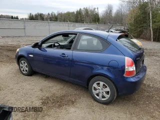 2008 Hyundai Accent Man L with VIN KMHCN35C68U080844, listed as a Copart auction lot 80513974 with 53,925 mi miles and Salvage Title. Bid and sale history available at carsss.com. Image 2.