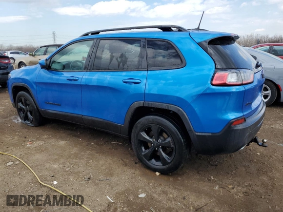 2020 Jeep Cherokee Altitude with VIN 1C4PJMLN9LD544729, listed as a Copart auction lot 50588865 with 72,634 mi miles and Salvage title. Bid and sale history available at DreamBid. Image 2.