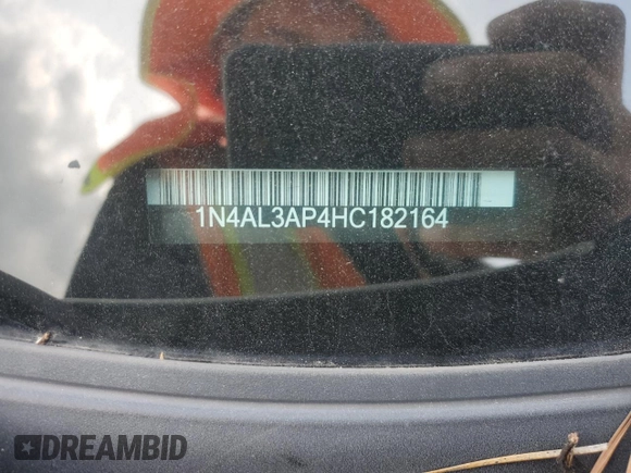 2017 Nissan Altima SV with VIN 1N4AL3AP4HC182164, listed as a Copart auction lot 56977385 with 154,958 mi miles and Salvage title. Bid and sale history available at DreamBid. Image 13.