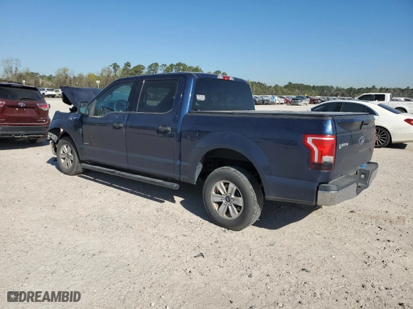 2017 Ford F-150 XL with VIN 1FTEW1CG6HKC75407, listed as a Copart auction lot 49391455 with 166,749 mi miles and Salvage Title. Bid and sale history available at carsss.com. Image 2.